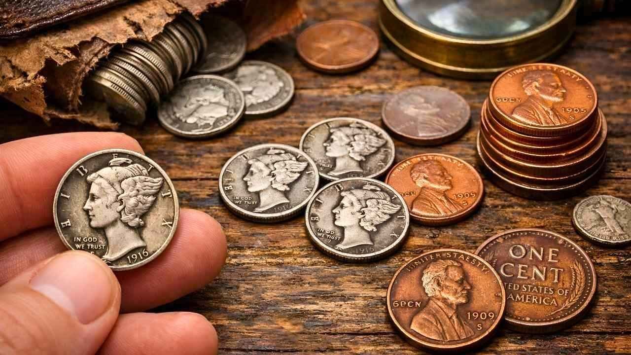 20 Rare Mercury Dimes and Lincoln Pennies Worth a Fortune: Complete Collector’s Chart 2026